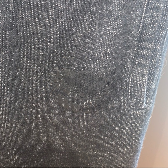 ROOTS Women’s Organic Original Cuff Sweatpants in Black Pepper - Picture 2 of 4